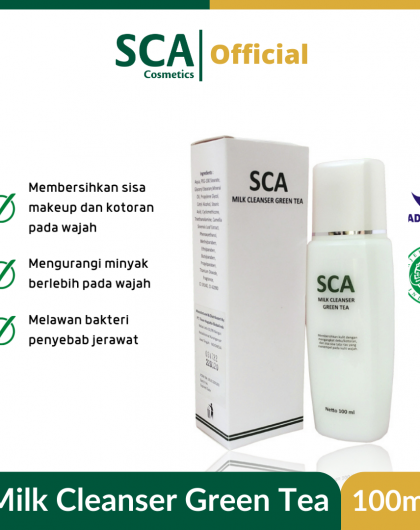 SCA milk cleanser green tea